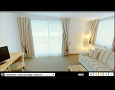 360°-Panorama Familienzimmer in Sexten