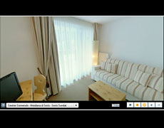 360°Panorama - Zimmer "Sextner Sonnenuhr"