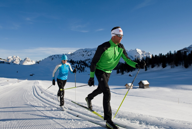 Cross-country skiing in Sesto