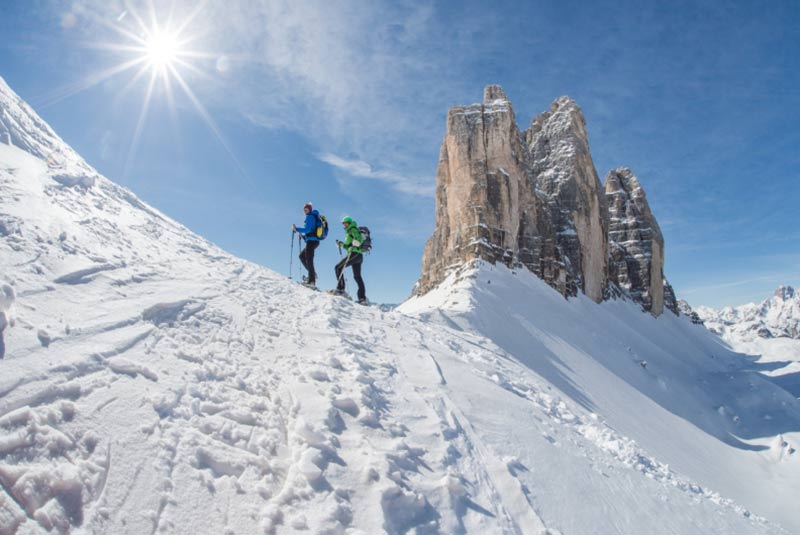 Snowshoe excursions in Sesto
