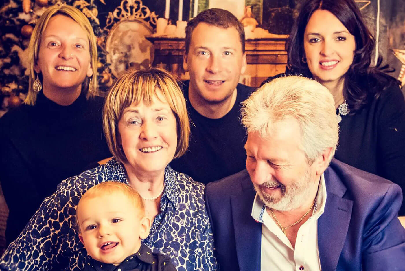 Familienfoto der Familie Gruber