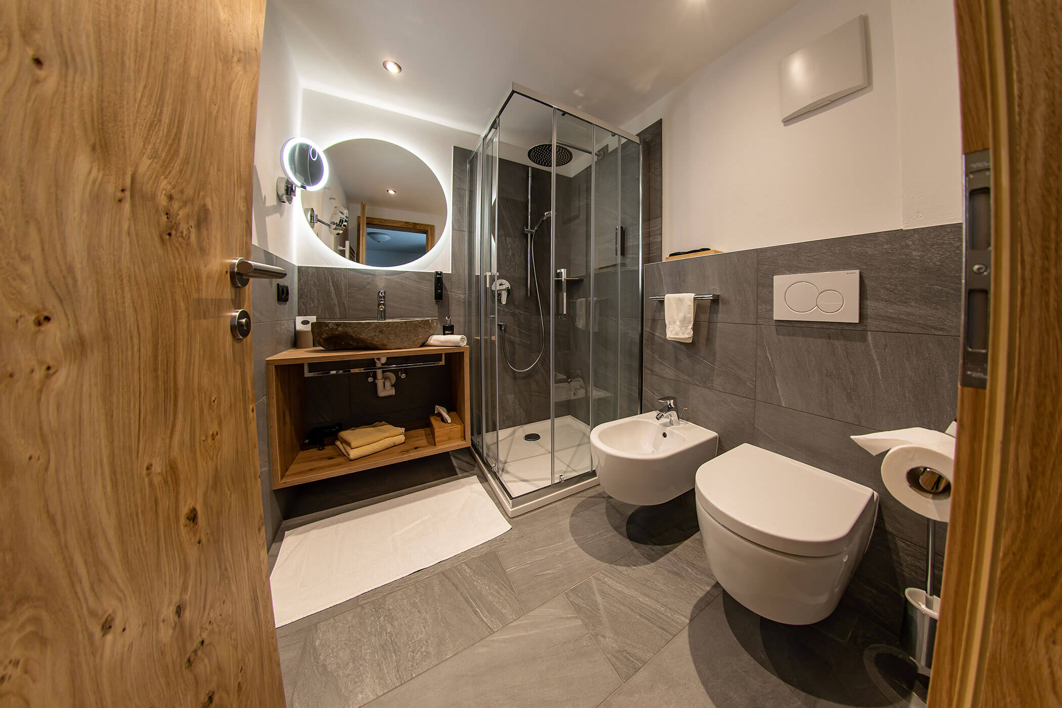 Die neuen Bäder im Hotel Gruber